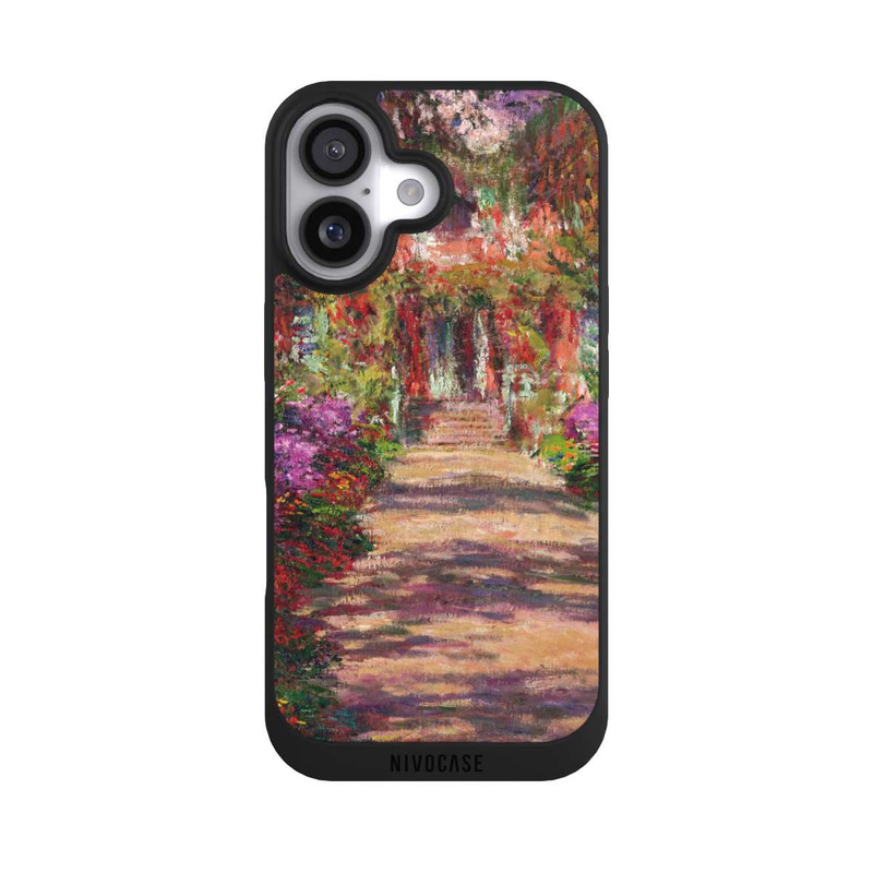 iPhone 17 NIVOpure Eine Allee in Monets Garten in Giverny by Claude Monet