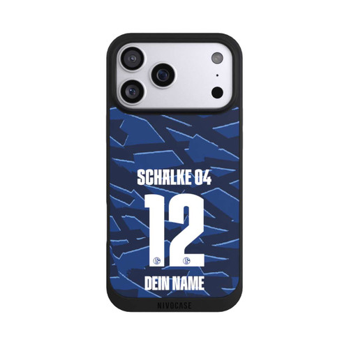 Apple iPhone 17 Pro Max NIVOpure Schalke 04 Trikot Personalisierbar 25-26