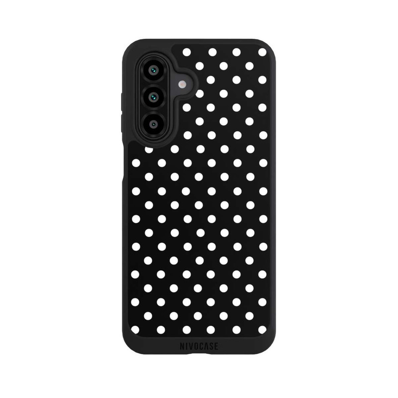 Galaxy A17 5G NIVOpure Polka Dots Schwarz und Weiß