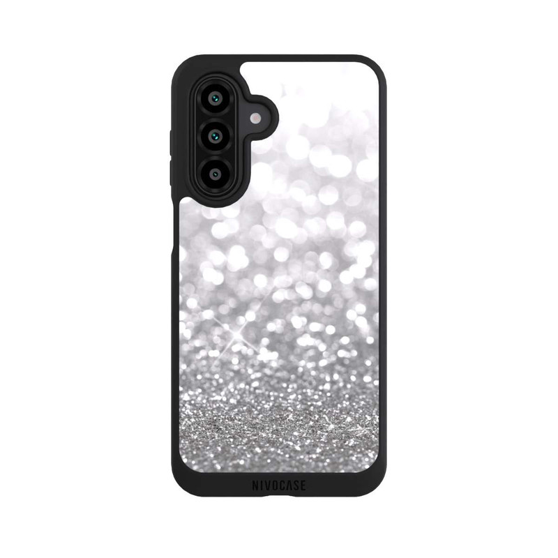 Galaxy A17 5G NIVOpure Pluie de Paillettes Argentées Look