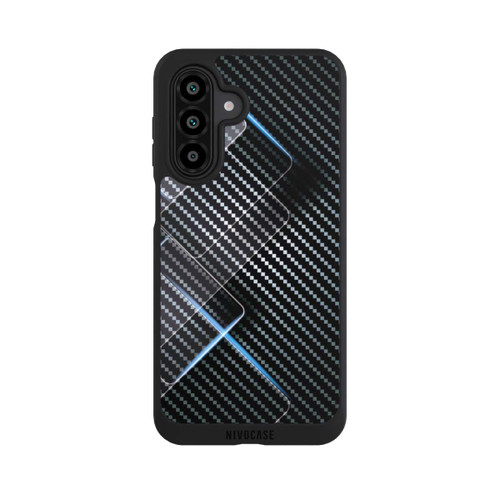 Samsung Galaxy A17 5G NIVOpure Blaue Linien auf Karbon