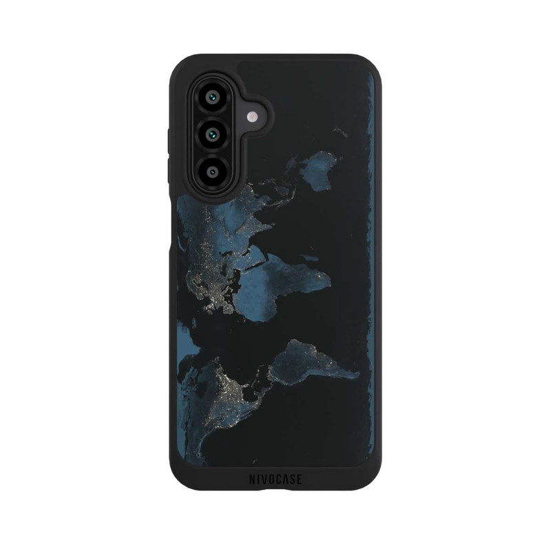 Galaxy A17 5G NIVOpure Carte du Monde Nuit