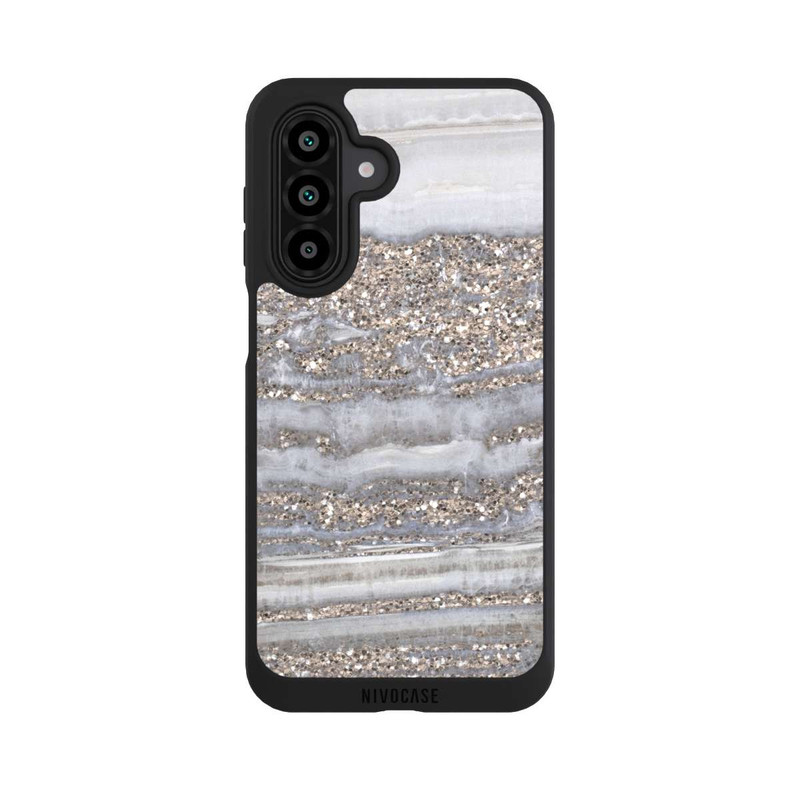 Galaxy A17 5G NIVOpure White Glitter Marble Look