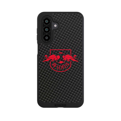 Samsung Galaxy A17 5G NIVOpure Rotes RB Leipzig Logo auf Carbonoptik