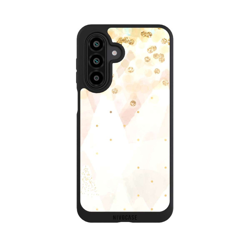 Galaxy A17 5G NIVOpure Look neige pailleté doré