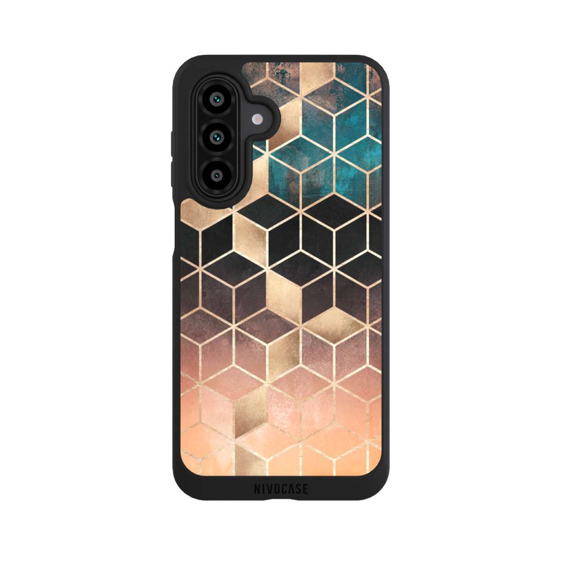 Galaxy A17 5G NIVOpure Ombre Traum Würfel Gold Druck