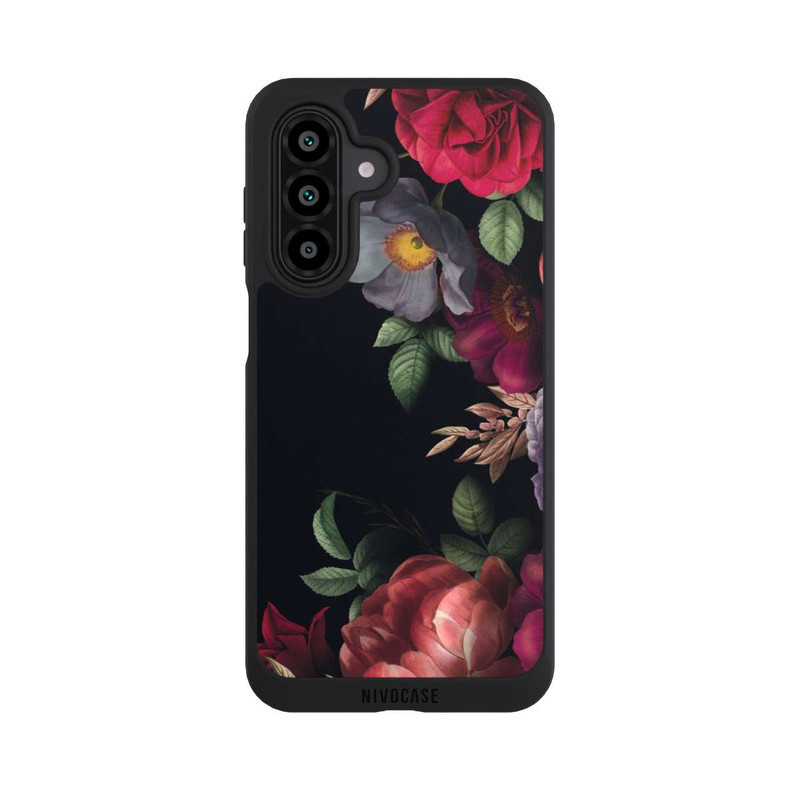 Galaxy A17 5G NIVOpure Fleurs sur noir