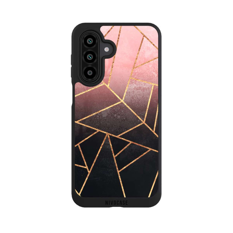Galaxy A17 5G NIVOpure Imprimé Pierre Or Rose Et Noir
