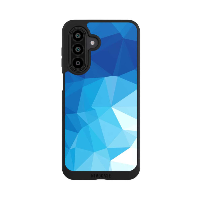 Galaxy A17 5G NIVOpure Mosaïque Polygonale Bleue