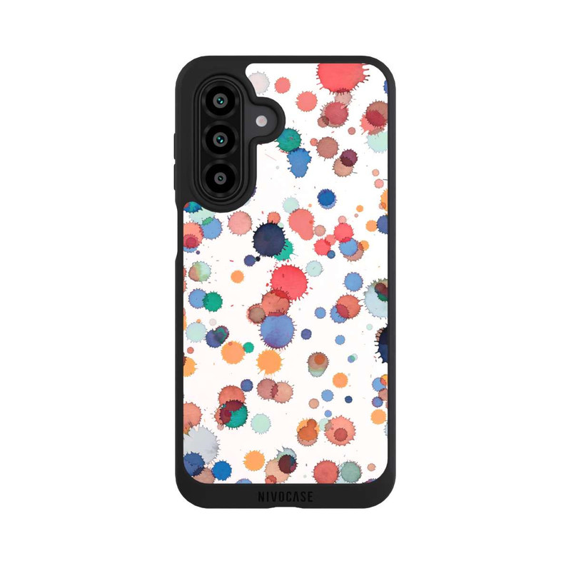 Galaxy A17 5G NIVOpure Tropfen Aquarell Textur Blau Gelb