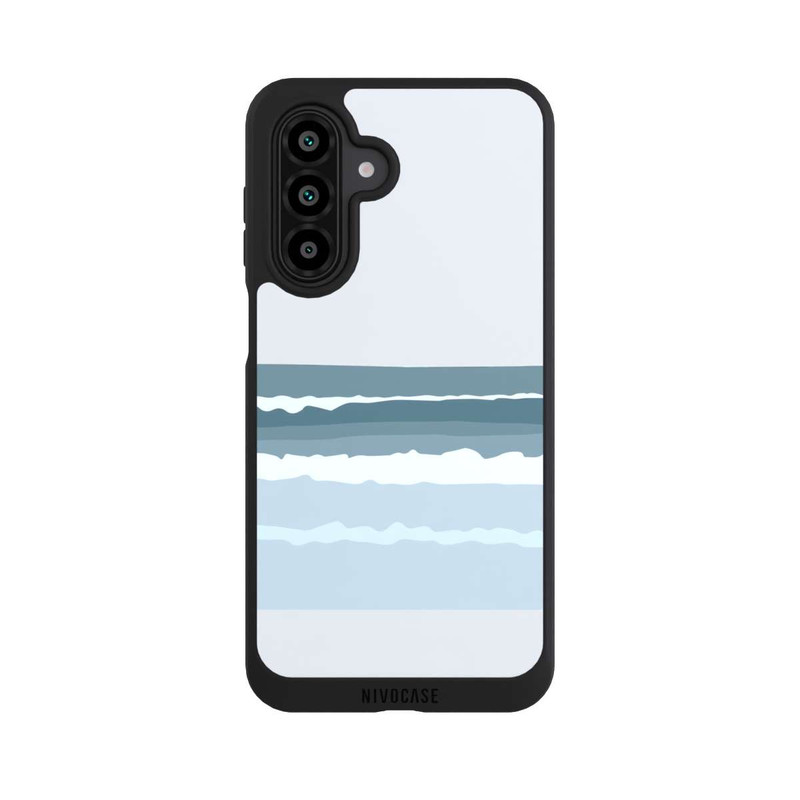 Galaxy A17 5G NIVOpure Vagues bleues abstraites