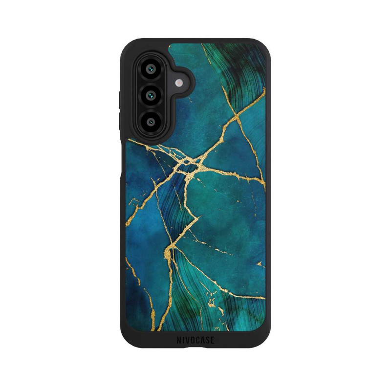 Galaxy A17 5G NIVOpure Look minéral glamour bleu or