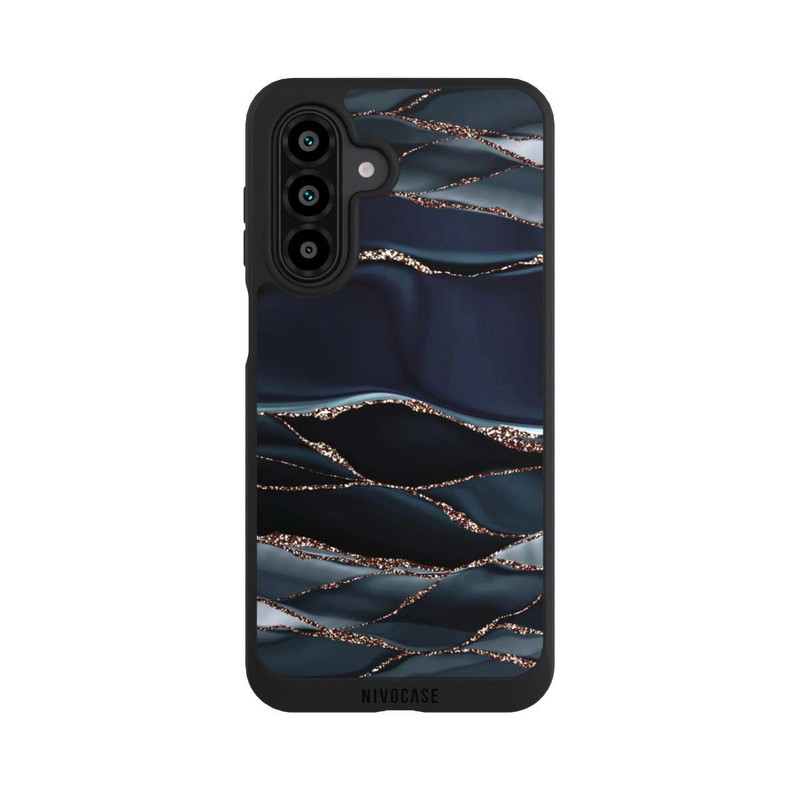 Galaxy A17 5G NIVOpure Rayures Gris Foncé Look Doré