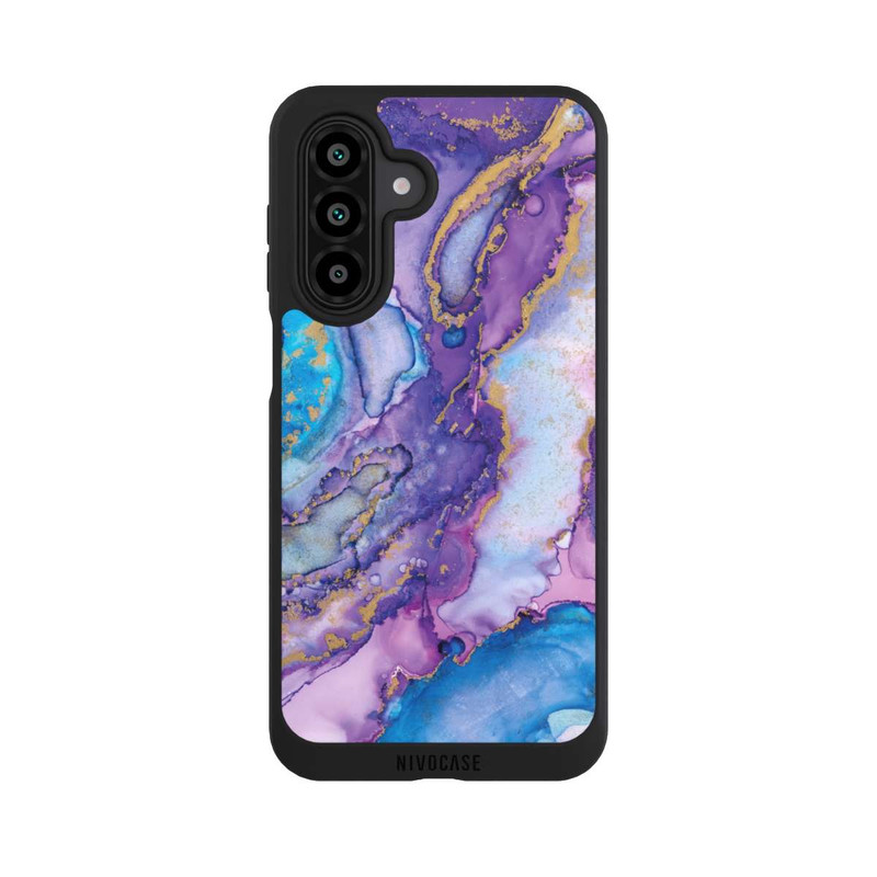 Galaxy A17 5G NIVOpure Purple und Blue Swirl Ink