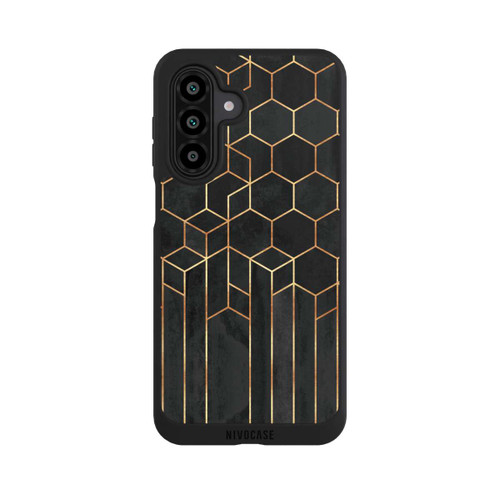 Samsung Galaxy A17 5G NIVOpure Schwarze Sechsecke