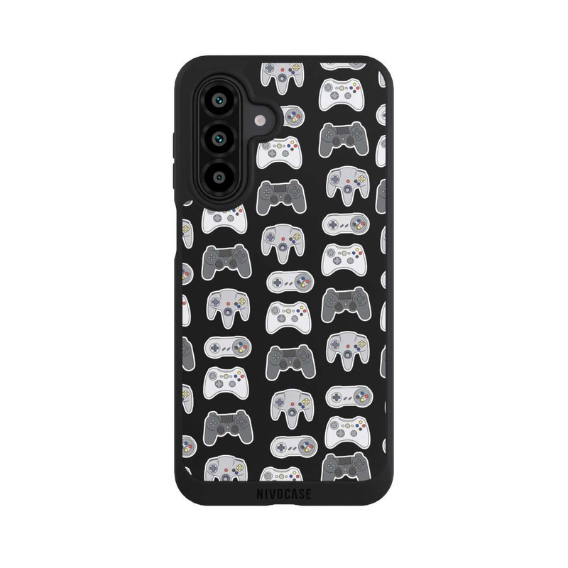 Galaxy A17 5G NIVOpure Controller Pattern Black Background