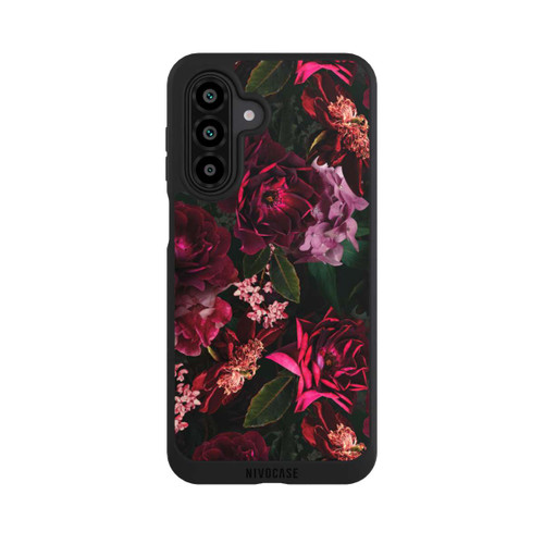 Samsung Galaxy A17 5G NIVOpure Dark Red and Pink Flowers