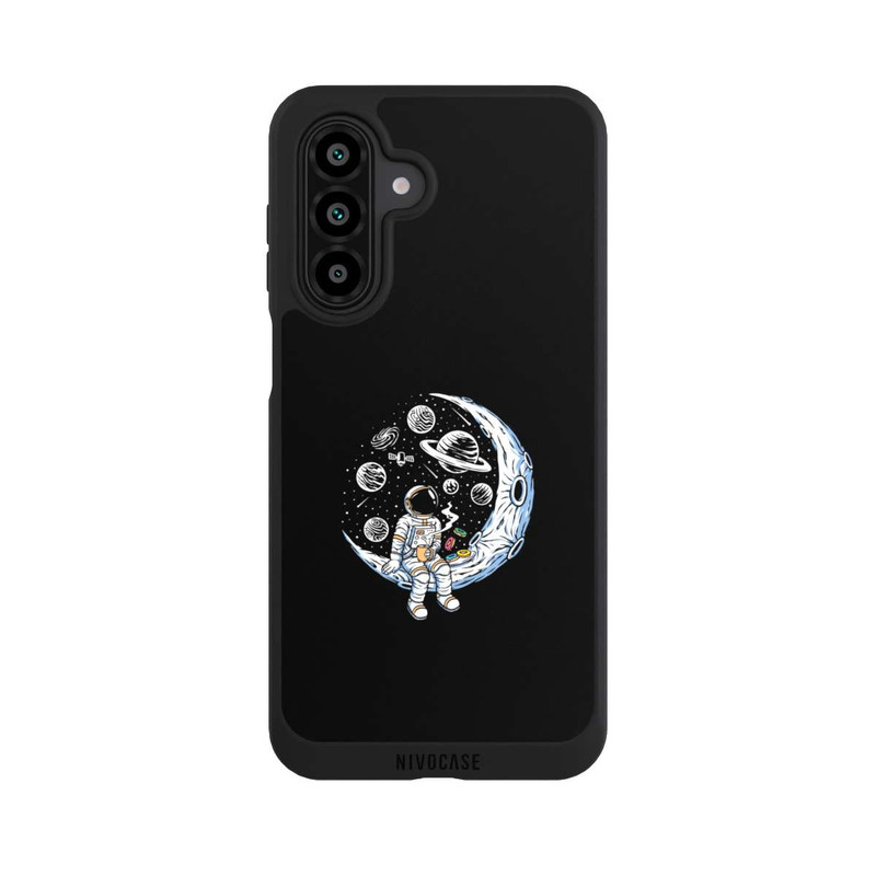 Galaxy A17 5G NIVOpure Astronaut Drinking Coffee