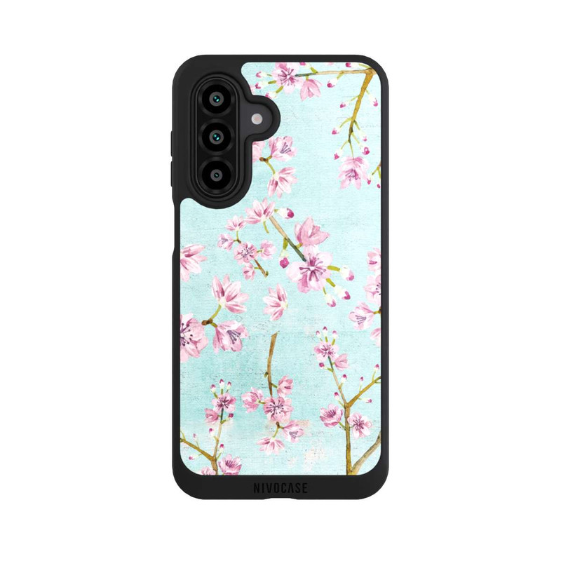 Galaxy A17 5G NIVOpure Cherry Blossom Twigs Pattern Light Blue