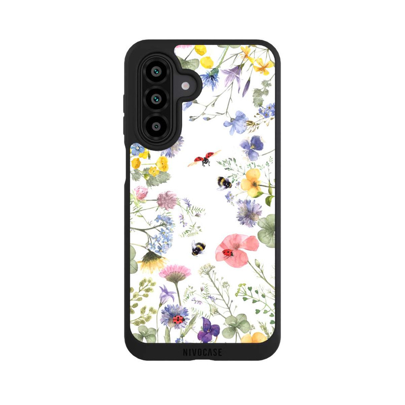 Galaxy A17 5G NIVOpure Bunte Frühlingsblumen und Bienen