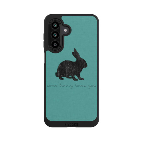 Samsung Galaxy A17 5G NIVOpure Some Bunny Loves You - Schwarz auf Türkis