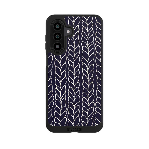 Samsung Galaxy A17 5G NIVOpure Wool Braids Drawings Navy