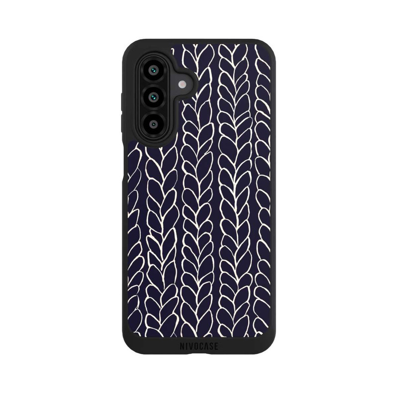 Galaxy A17 5G NIVOpure Wool Braids Drawings Navy