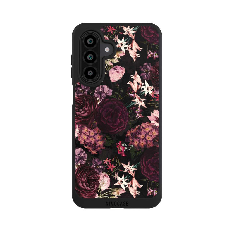 Galaxy A17 5G NIVOpure Fond Fleur Violet Foncé