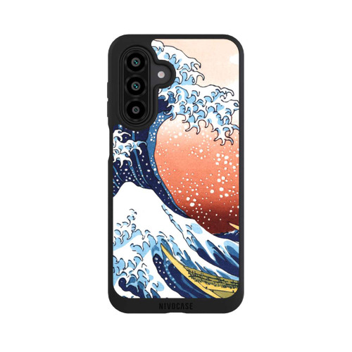 Samsung Galaxy A17 5G NIVOpure La Grande Vague de Kanagawa Rouge