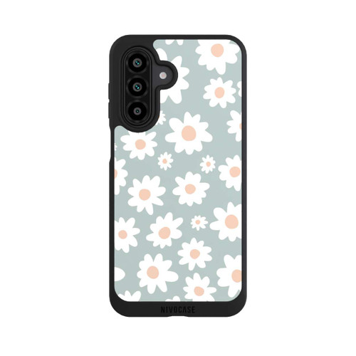 Samsung Galaxy A17 5G NIVOpure Daisy Flower Seamless Pattern Green