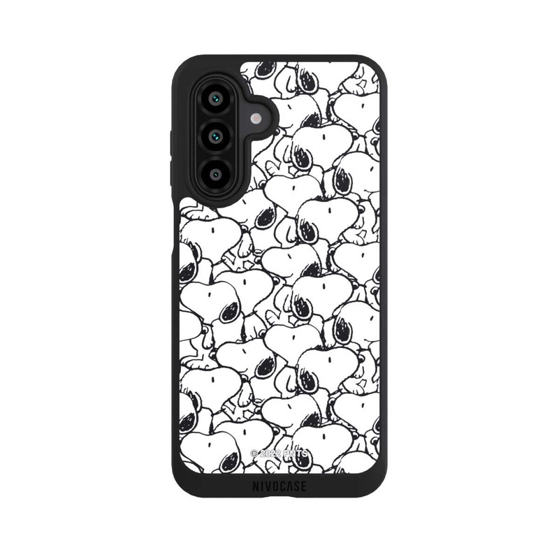 Galaxy A17 5G NIVOpure Snoopy Muster Schwarz und Weiß