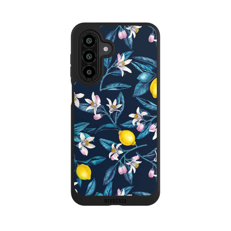 Galaxy A17 5G NIVOpure Citrons et fleurs Foncé