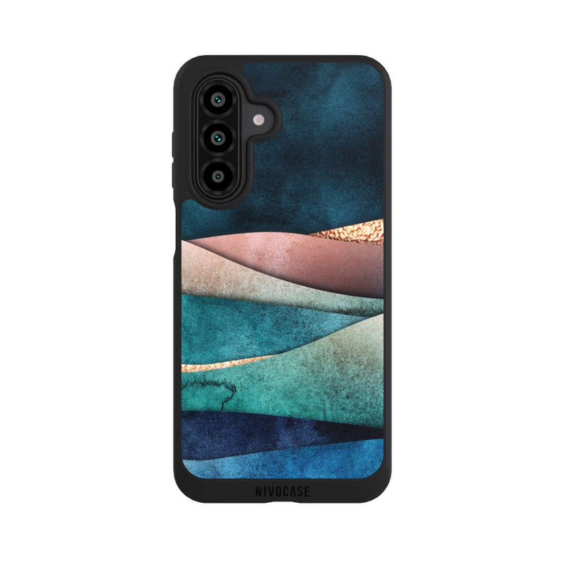 Galaxy A17 5G NIVOpure Blau-Goldene Wellen