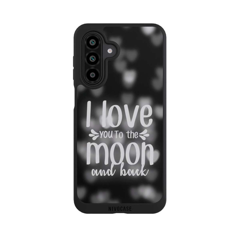 Galaxy A17 5G NIVOpure I Love You to The Moon And Back Black Hearts