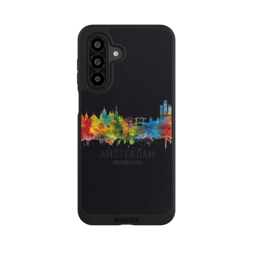 Samsung Galaxy A17 5G NIVOpure Amsterdam Niederlande Skyline Schwarz