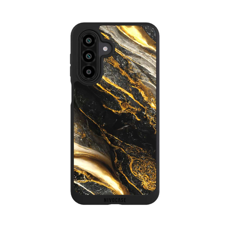Galaxy A17 5G NIVOpure Schwarze Marmor Goldschichten