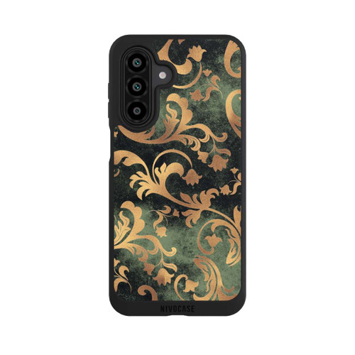 Samsung Galaxy A17 5G NIVOpure Damask Wallpaper Dark Green
