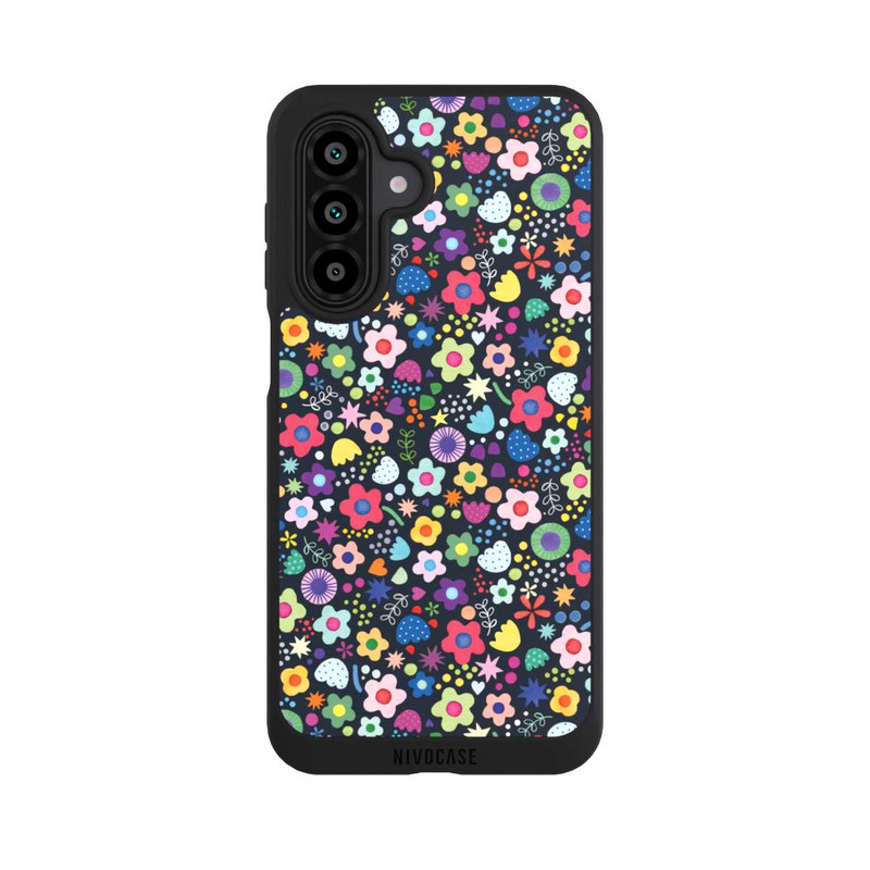 Galaxy A17 5G NIVOpure Psychedelic Flowers Multi Black