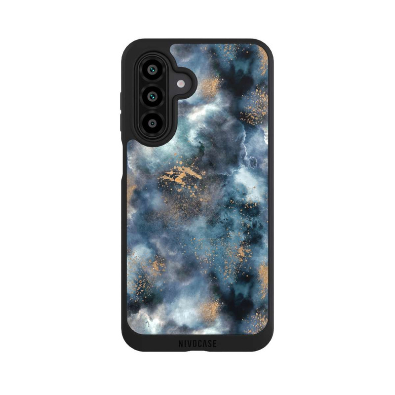 Galaxy A17 5G NIVOpure Smoky Marble Watercolor Navy