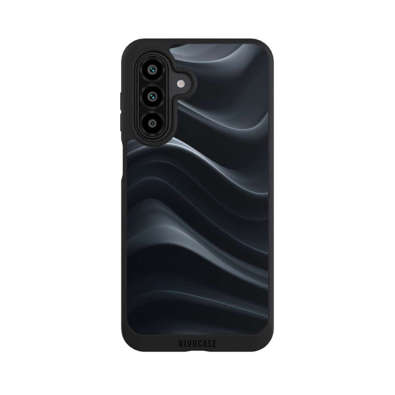 Galaxy A17 5G NIVOpure Black Waves Texture