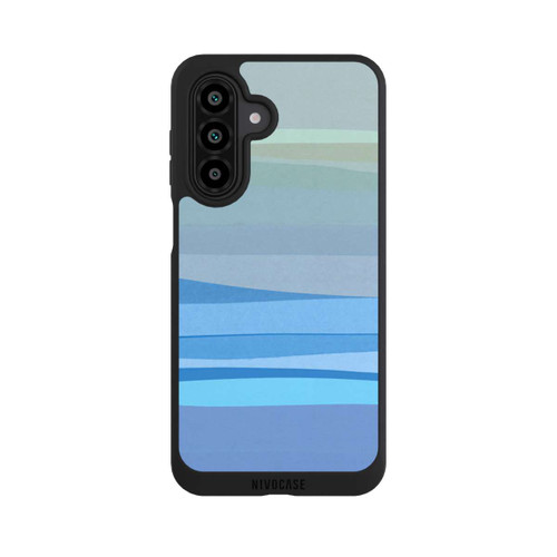 Samsung Galaxy A17 5G NIVOpure Blau Abstrakt 1