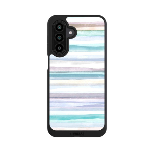 Samsung Galaxy A17 5G NIVOpure Pastellfarbene Streifen Blau