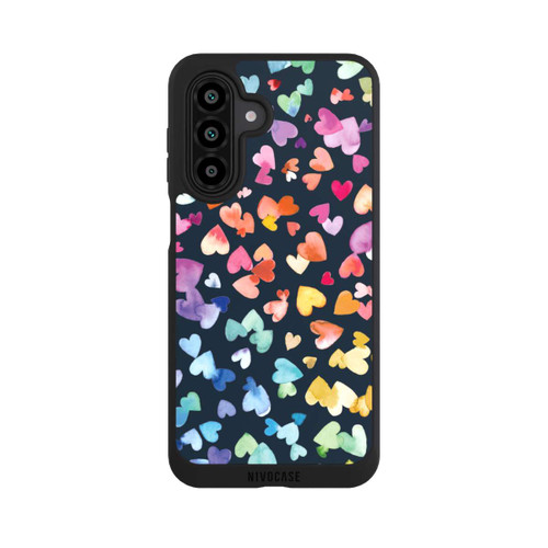 Samsung Galaxy A17 5G NIVOpure Valentinstag Herzen Schwarz