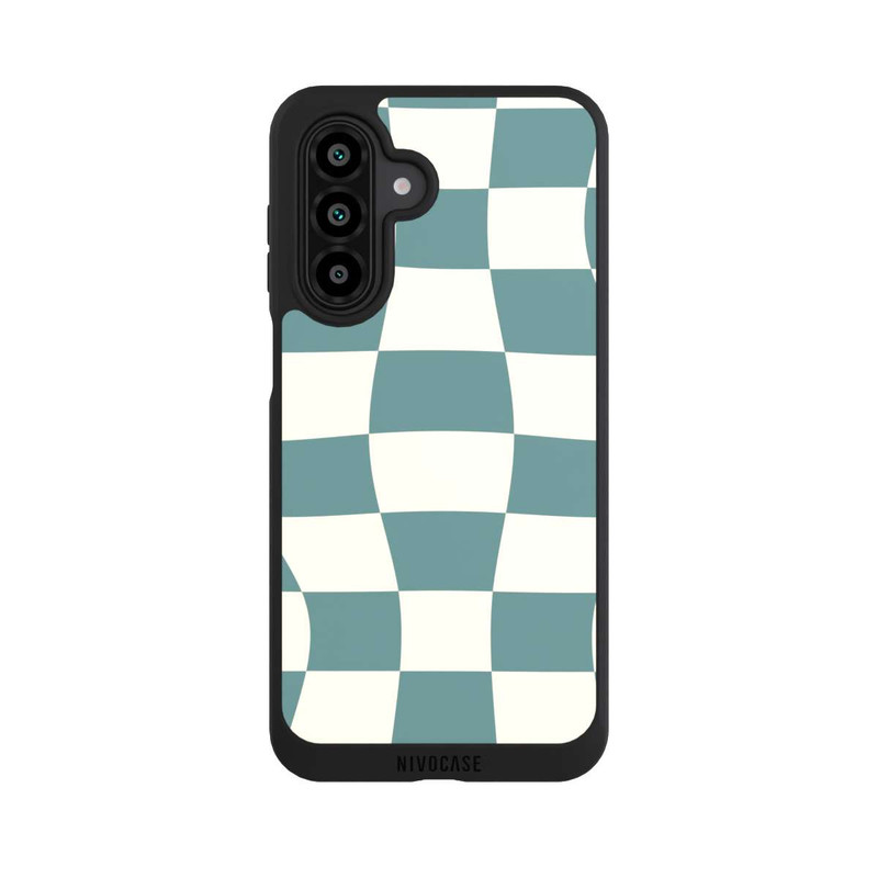 Galaxy A17 5G NIVOpure Schachbrett Petrol