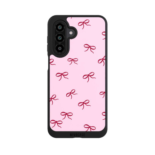 Samsung Galaxy A17 5G NIVOpure Bows Red Pink Pattern