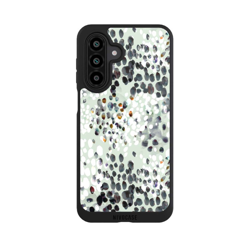 Galaxy A17 5G NIVOpure Modern Splash Pattern on Green