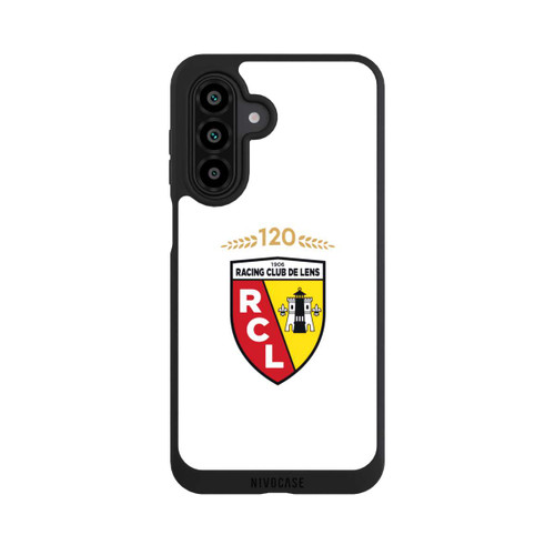 Samsung Galaxy A17 5G NIVOpure RC Lens 120 Jahre Jubiläums Logo weiß