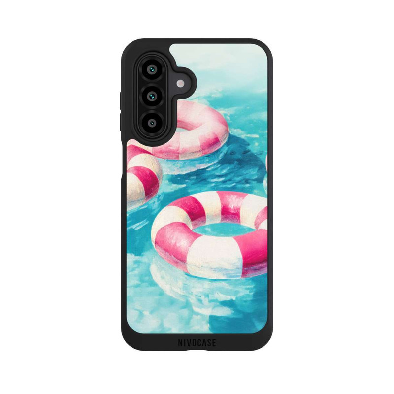 Galaxy A17 5G NIVOpure Striped Swim Rings in The Pool