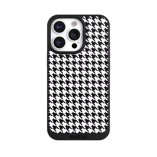 Apple iPhone 13 Pro NIVOpure Houndstooth black-white