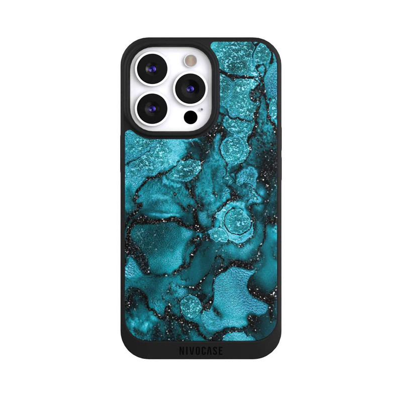 iPhone 13 Pro NIVOpure Paillettes Bleues